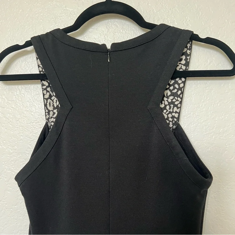 2/$30 Robbi and Nikki Casual A line dress- black and white color block print